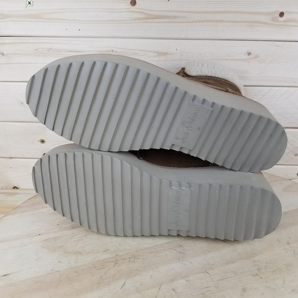 Sam Edelman Franc 6 US Hiking Trail Boot Booties Faux Shearling Trim Lace-up NEW - Picture 5 of 12